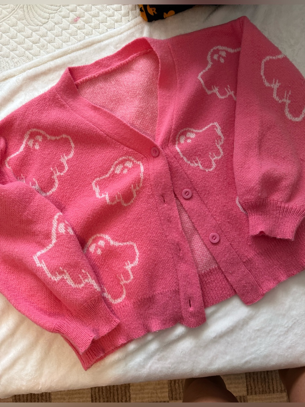 Pink Ghost Cardigan